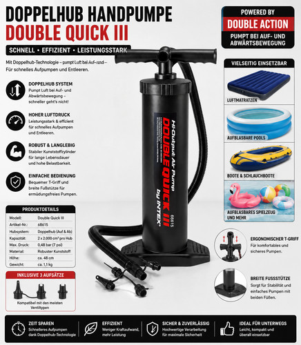 Intex 68615 double quick - intex, iii